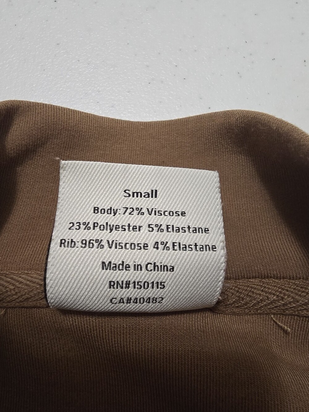 Varley Betsy Sweatshirt in Antler Brown Women's  Small Doublesoft Cozy - Picture 10 of 10